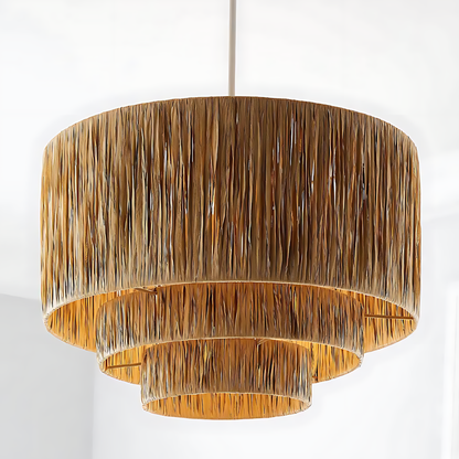 Nordic Rattan Dining Pendant Lamp