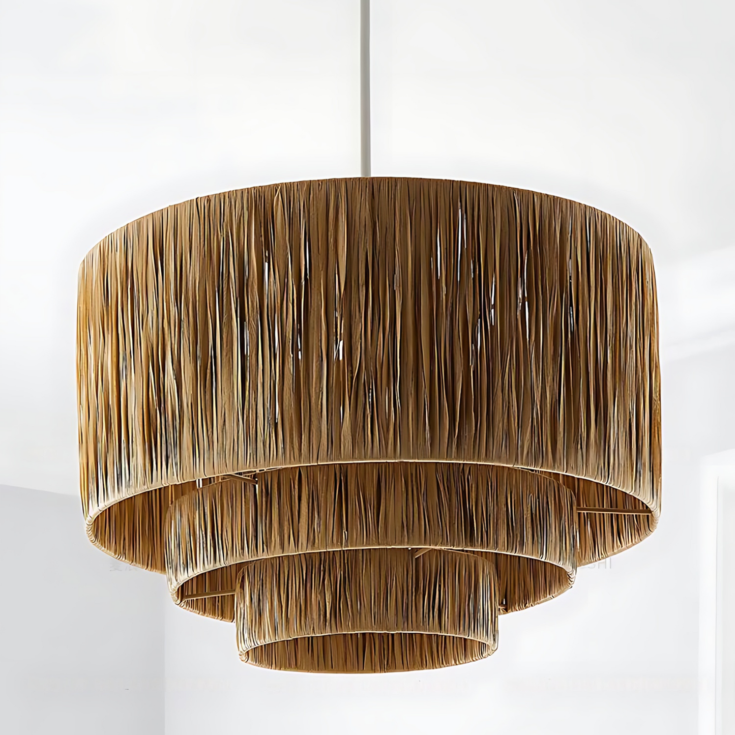 Nordic Rattan Dining Pendant Lamp