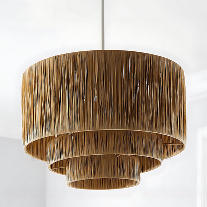 Nordic Rattan Dining Pendant Lamp