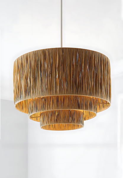 Nordic Rattan Dining Pendant Lamp