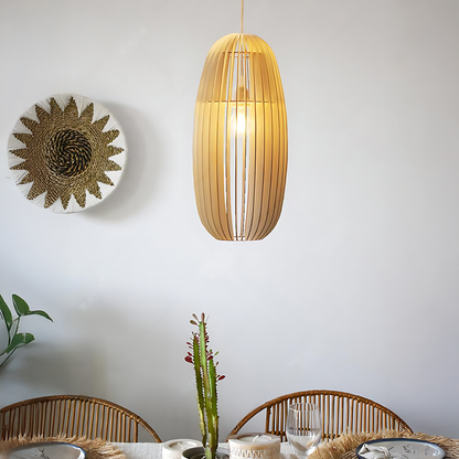 Nordic Wood Feast Pendant Lamp