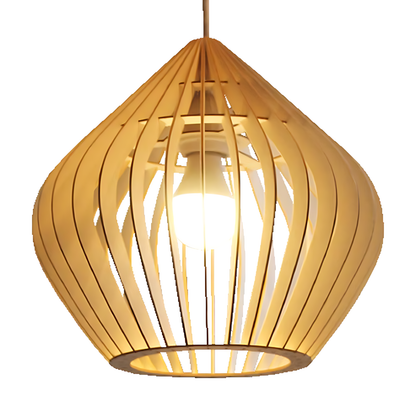 Nordic Wood Feast Pendant Lamp