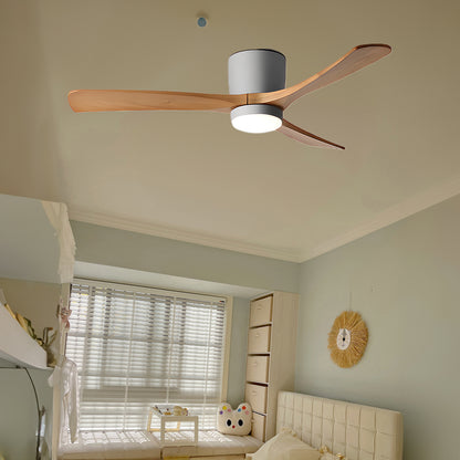 Nordic Wooden 4248 Minimalist Metal Ceiling Fan Light