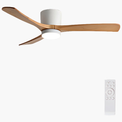 Nordic Wooden 4248 Minimalist Metal Ceiling Fan Light