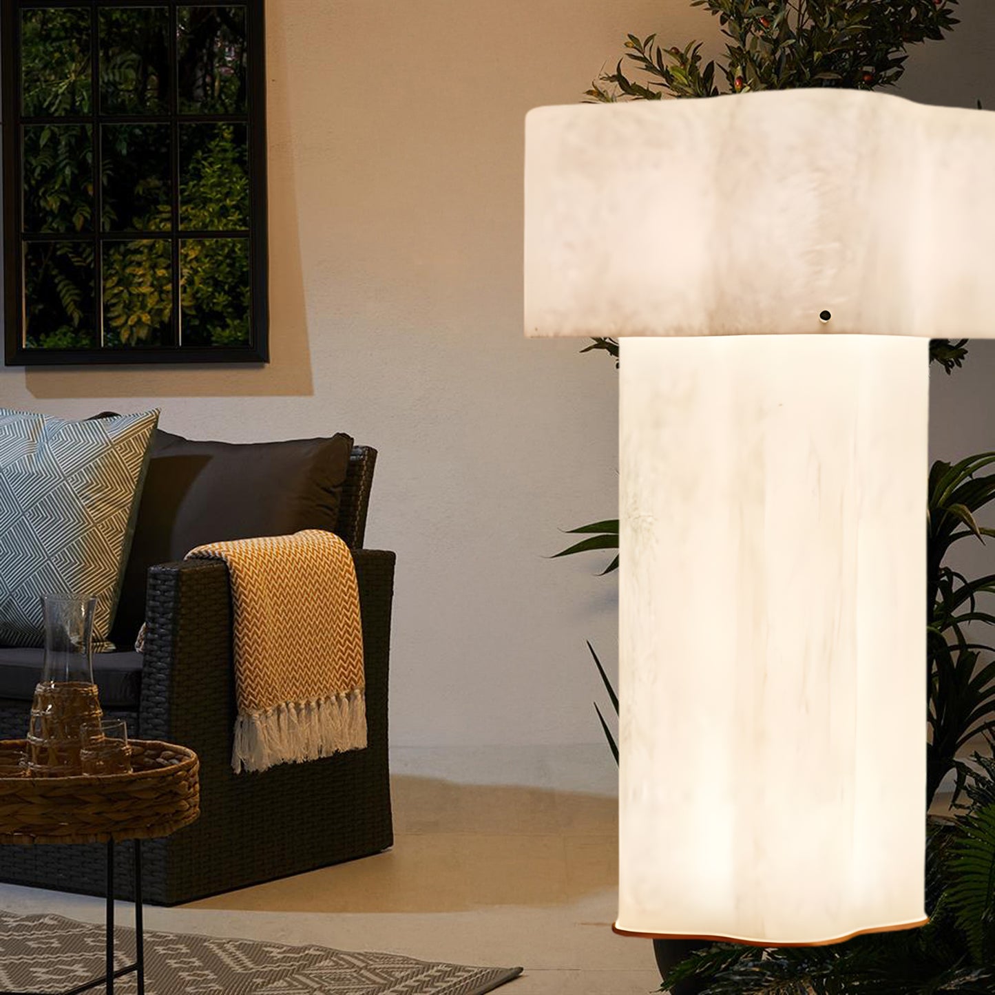 Nuvola Eclectic Crystal Floor Lamp