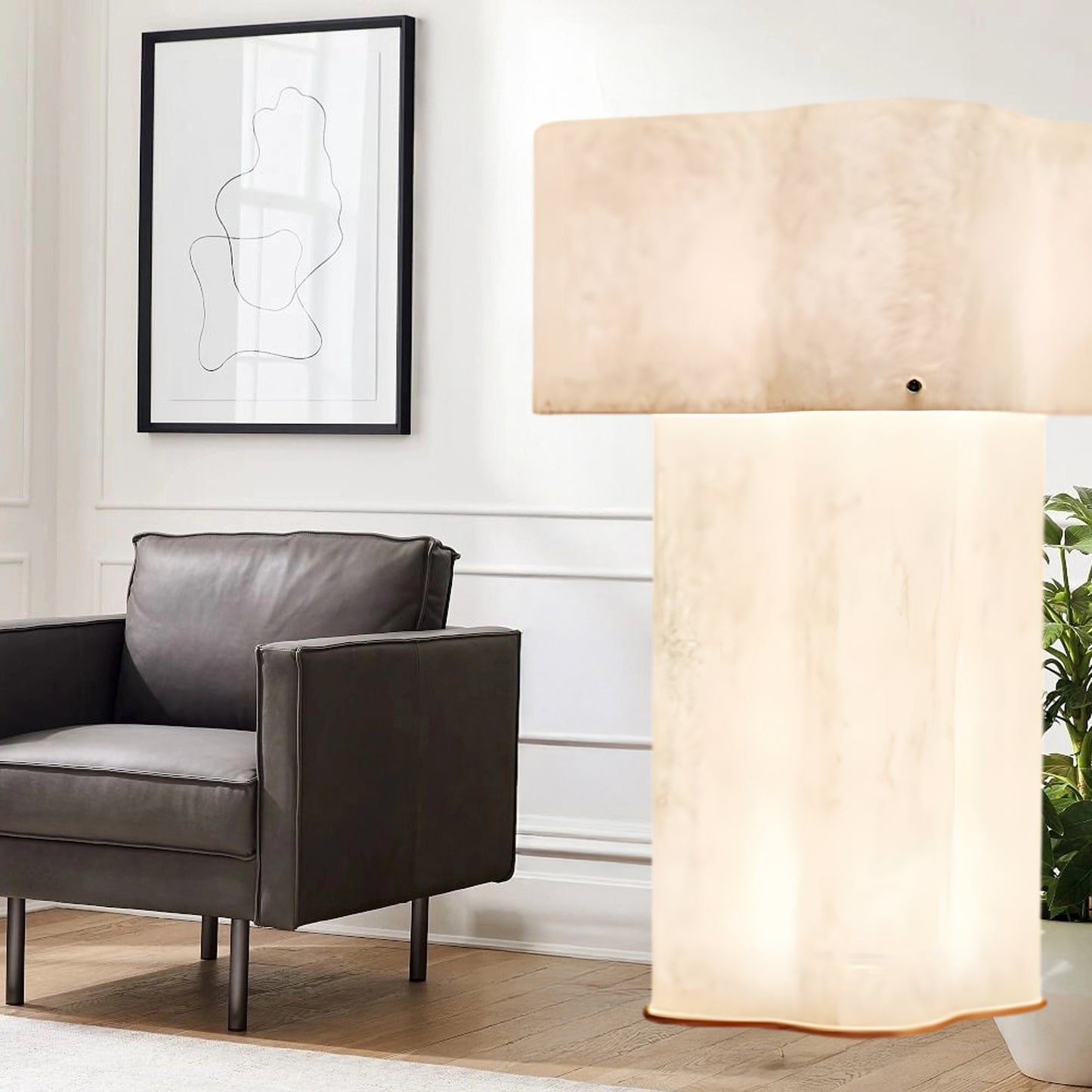 Nuvola Eclectic Crystal Floor Lamp