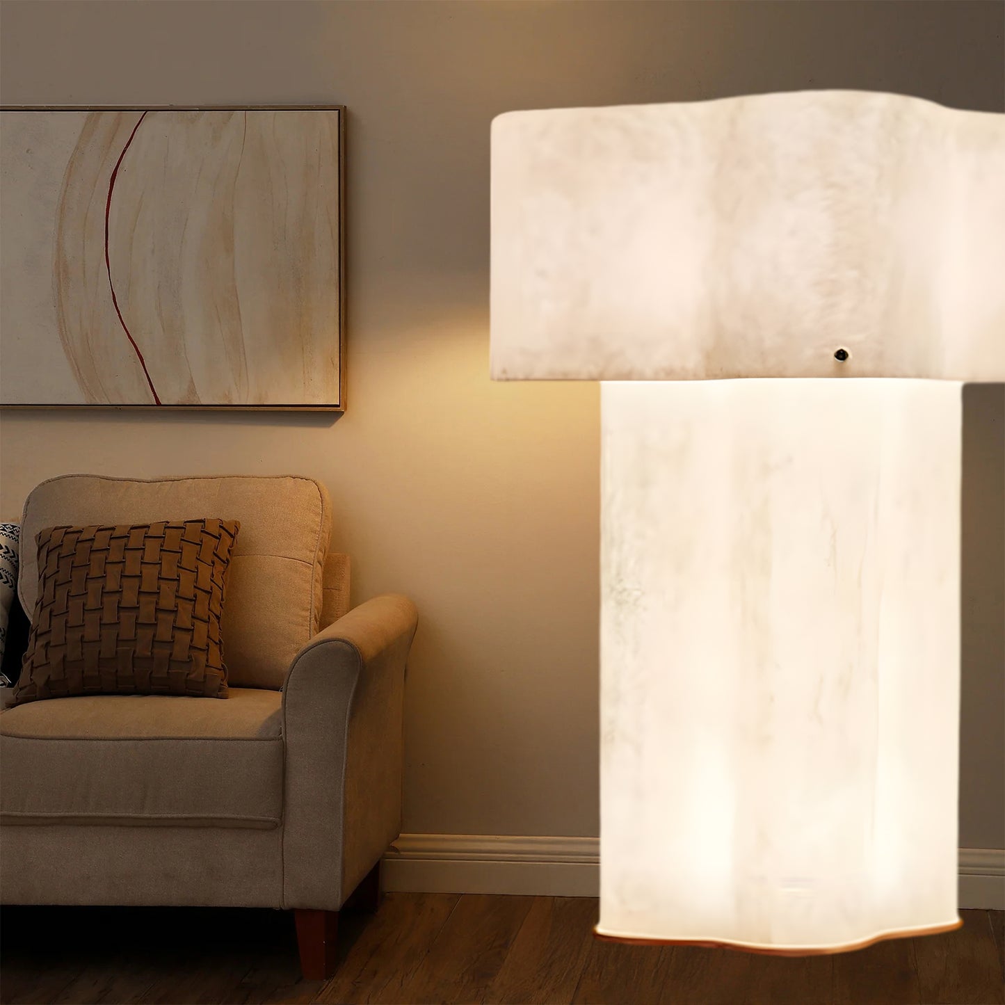 Nuvola Eclectic Crystal Floor Lamp