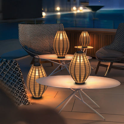 Oasis Mesh Beacon Minimalist Steel Outdoor Lamp