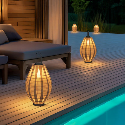 Oasis Mesh Beacon Minimalist Steel Outdoor Lamp