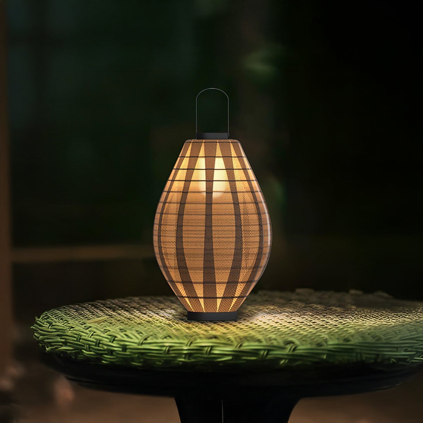 Oasis Mesh Beacon Minimalist Steel Outdoor Lamp