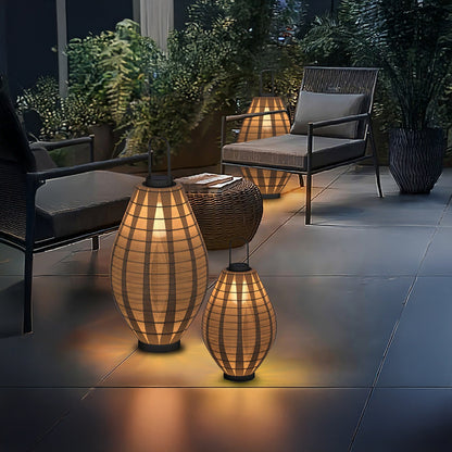 Oasis Mesh Beacon Minimalist Steel Outdoor Lamp