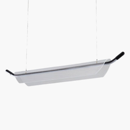 One Word Acrylic Minimalist Metal Pendant Light