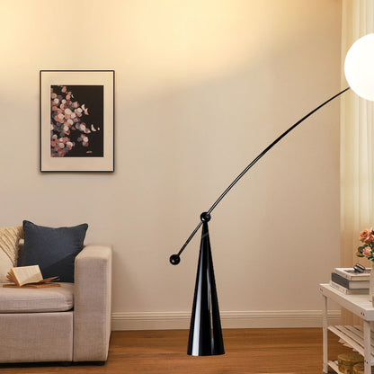 Opal Arc Eclectic Crystal Floor Lamp