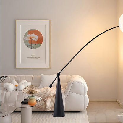 Opal Arc Eclectic Crystal Floor Lamp