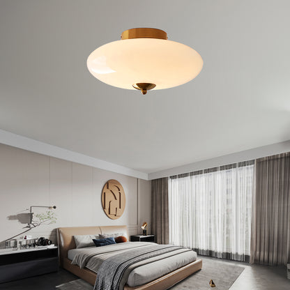 Opal Modern Crystal Ceiling Lamp