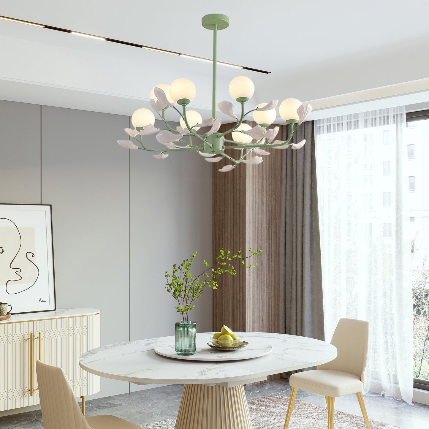 Opal Luxury Crystal Chandelier