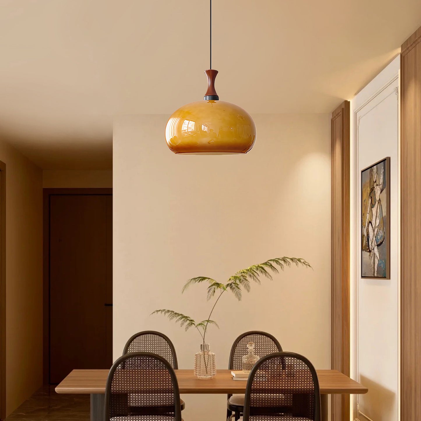 Orbique Modern Crystal Pendant Lamp