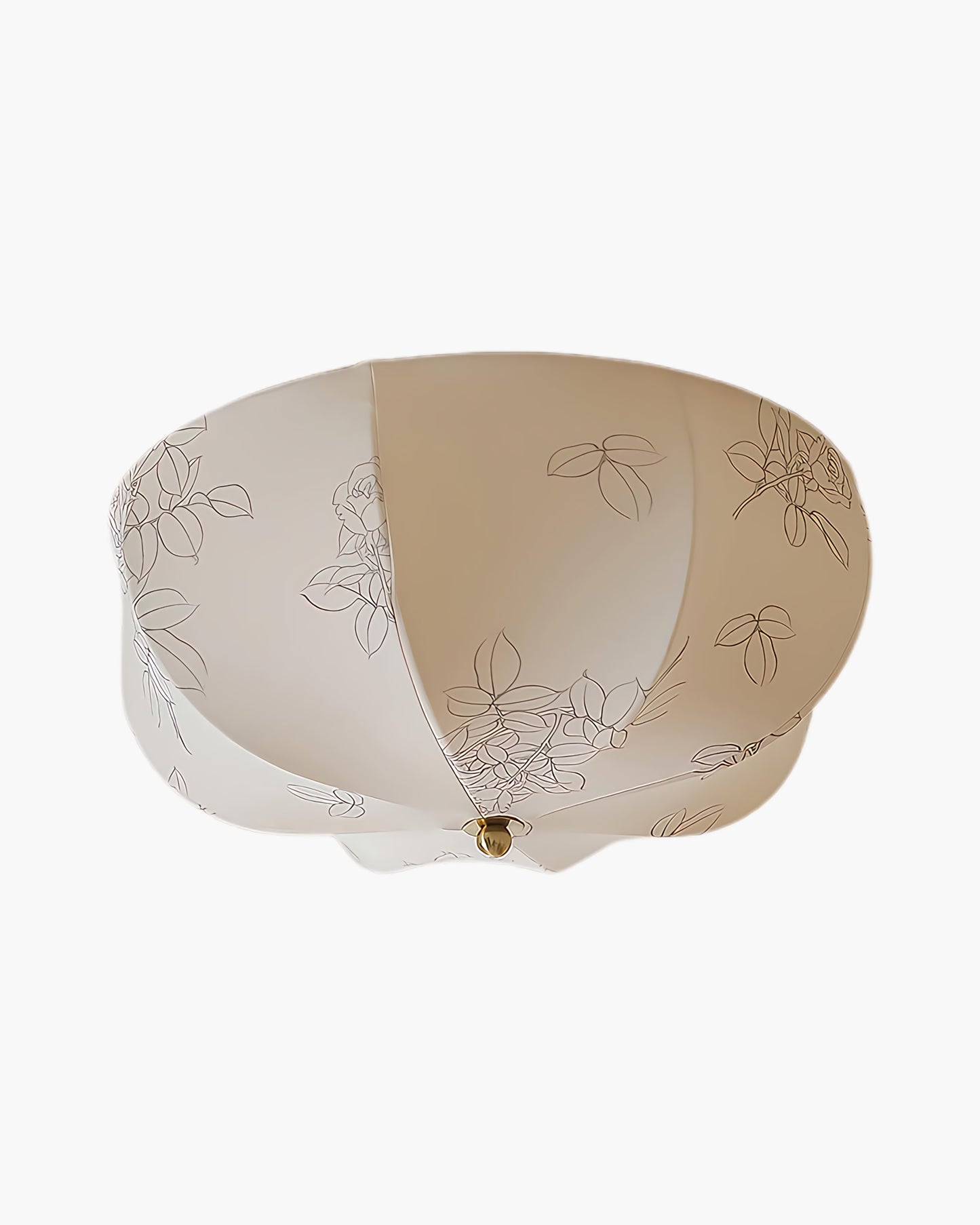 Orchid Fabric Vintage Metal Ceiling Lamp