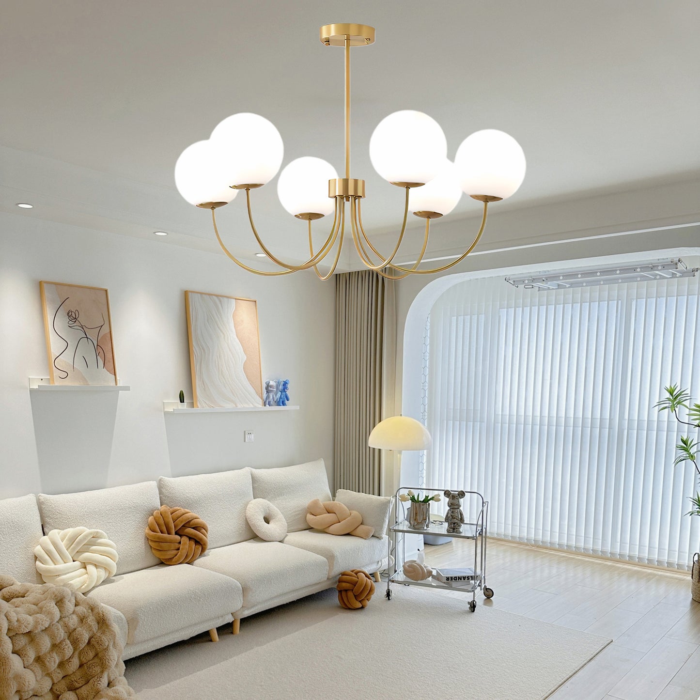 Orillia Modern Crystal Chandelier