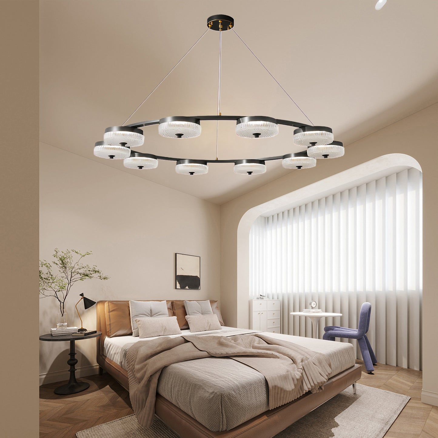 Orion Ring Modern Crystal Chandelier