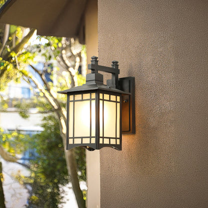 Orm House Outdoor Contemporary Crystal Wall Light