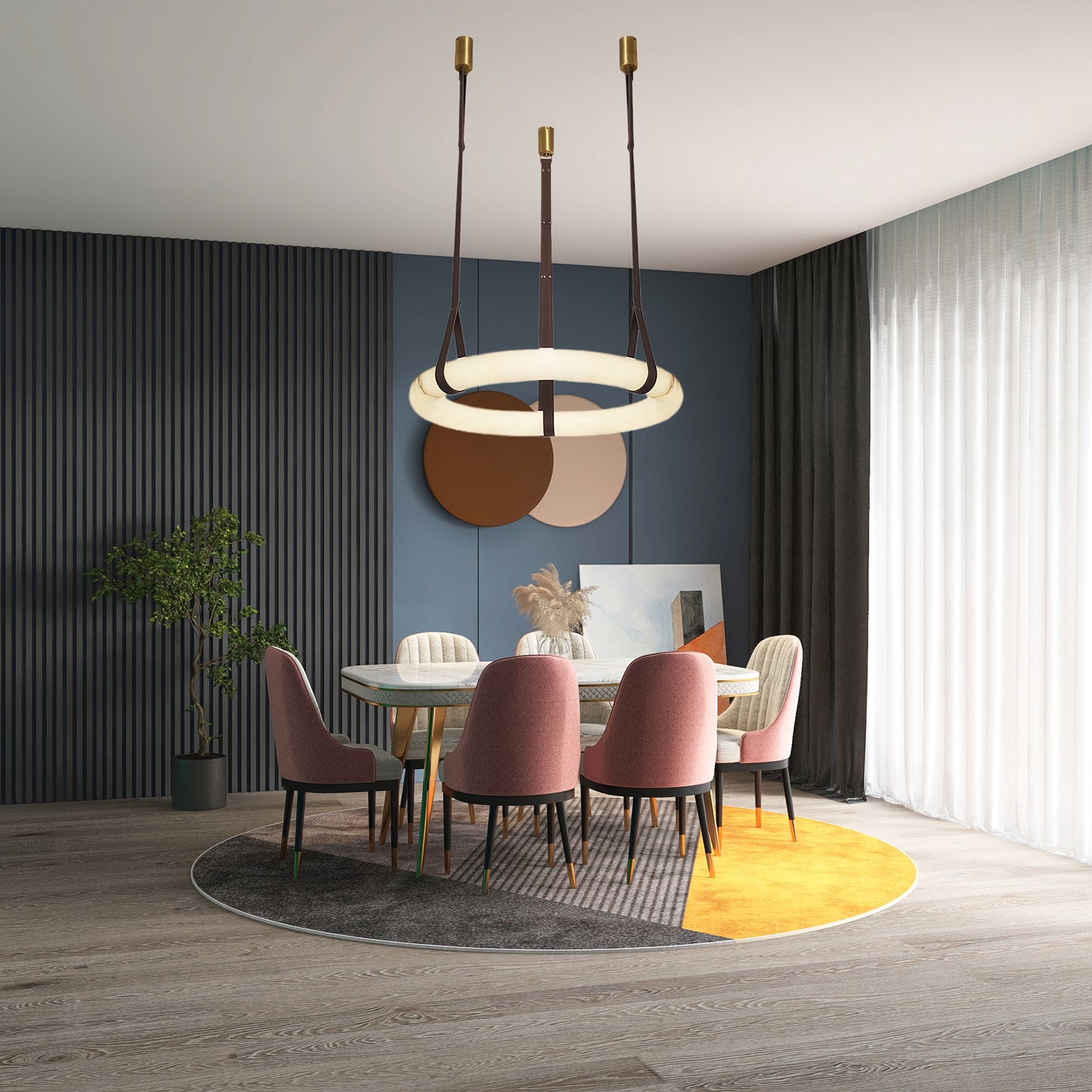 Oslo Minimalist Metal Pendant Light A