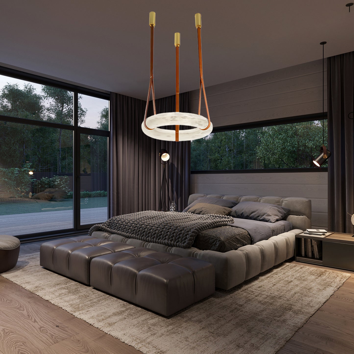 Oslo Minimalist Metal Pendant Light A