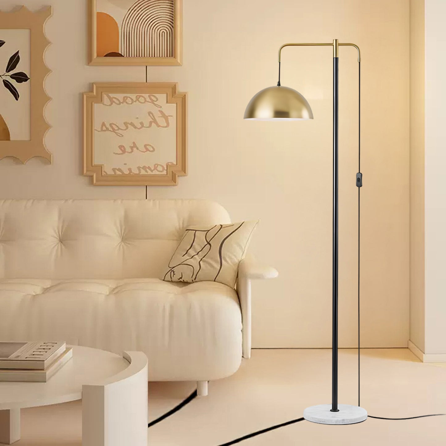 Otto Modern Metal Floor Lamp