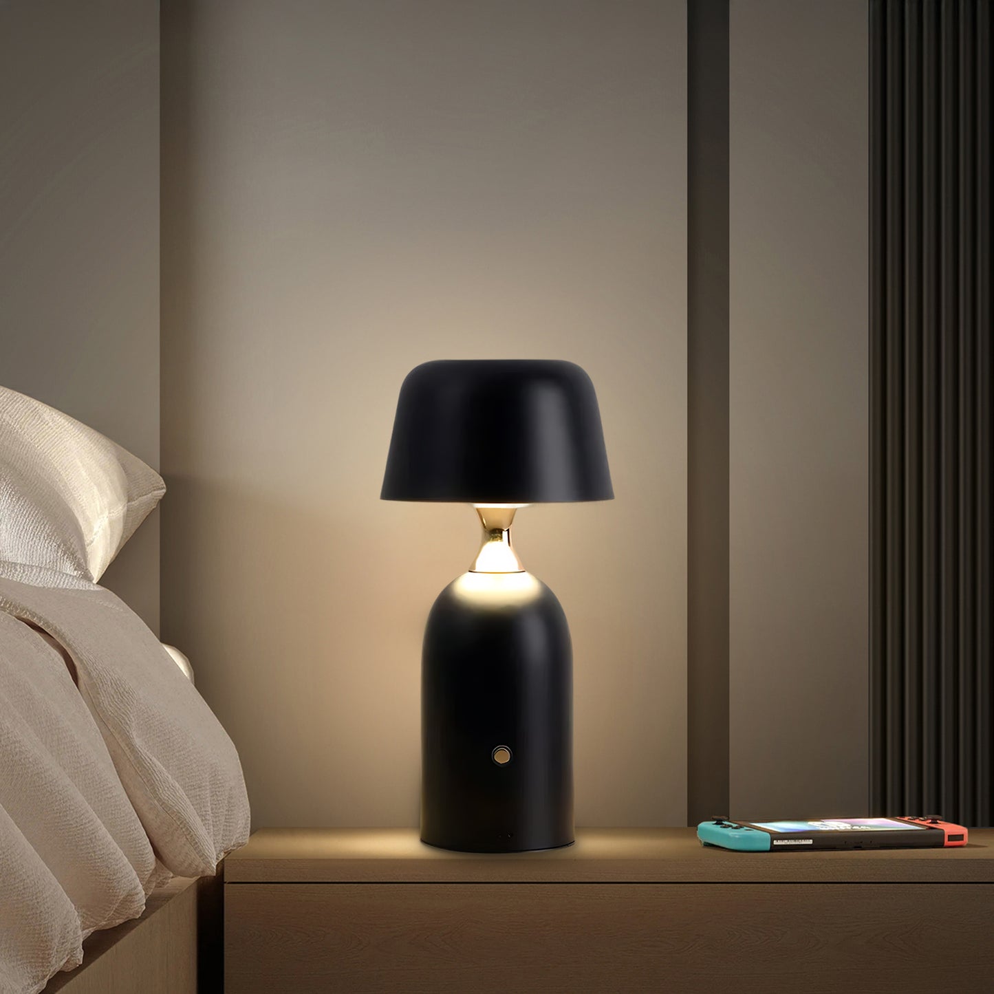 Ouliope Built-in Battery Retro Metal Table Lamp