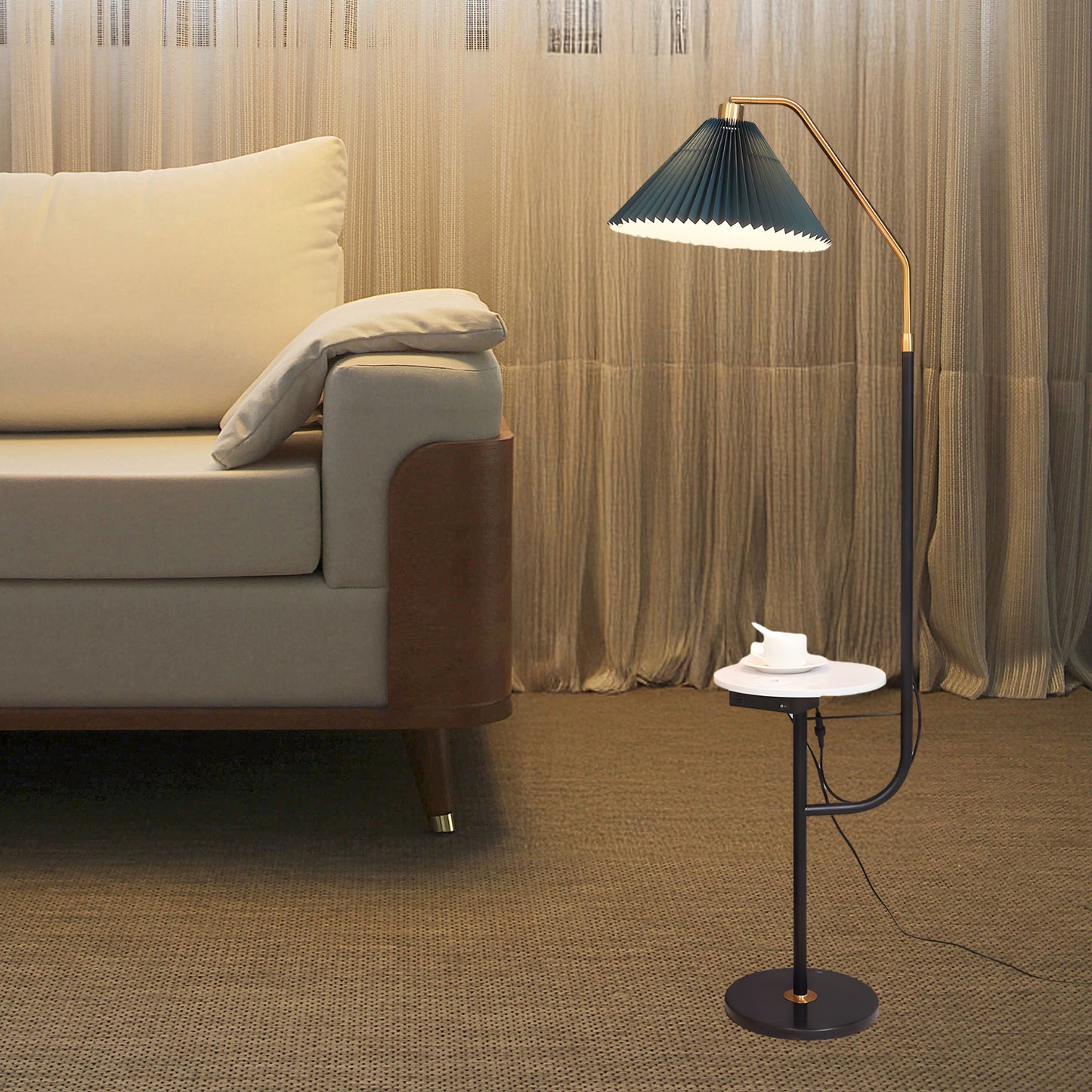 Ozz Modern Metal Floor Lamp