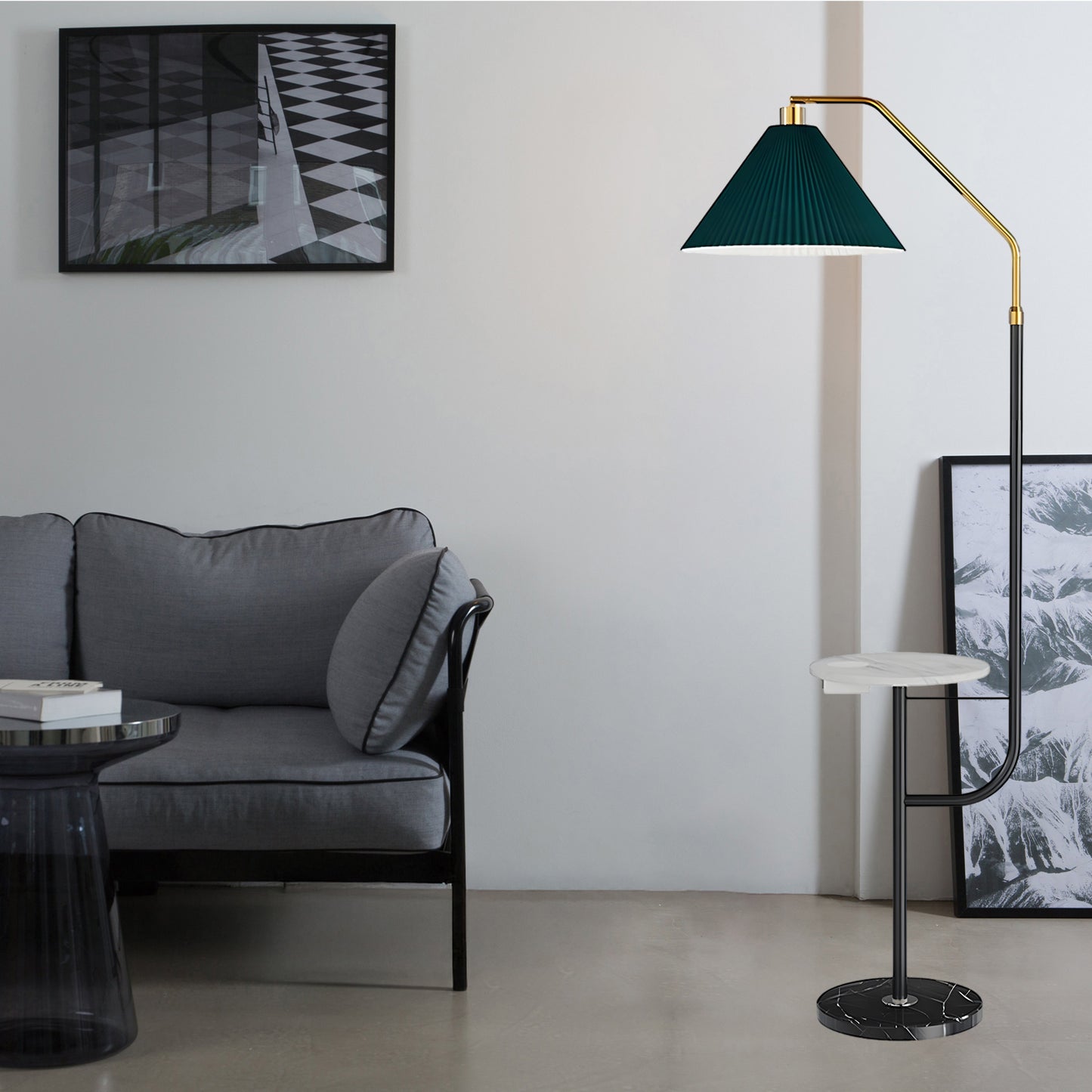 Ozz Modern Metal Floor Lamp