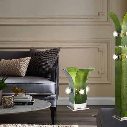 Palm Tree Classic Crystal Floor Lamp