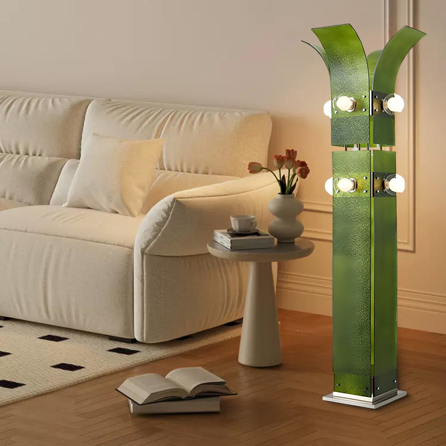 Palm Tree Classic Crystal Floor Lamp