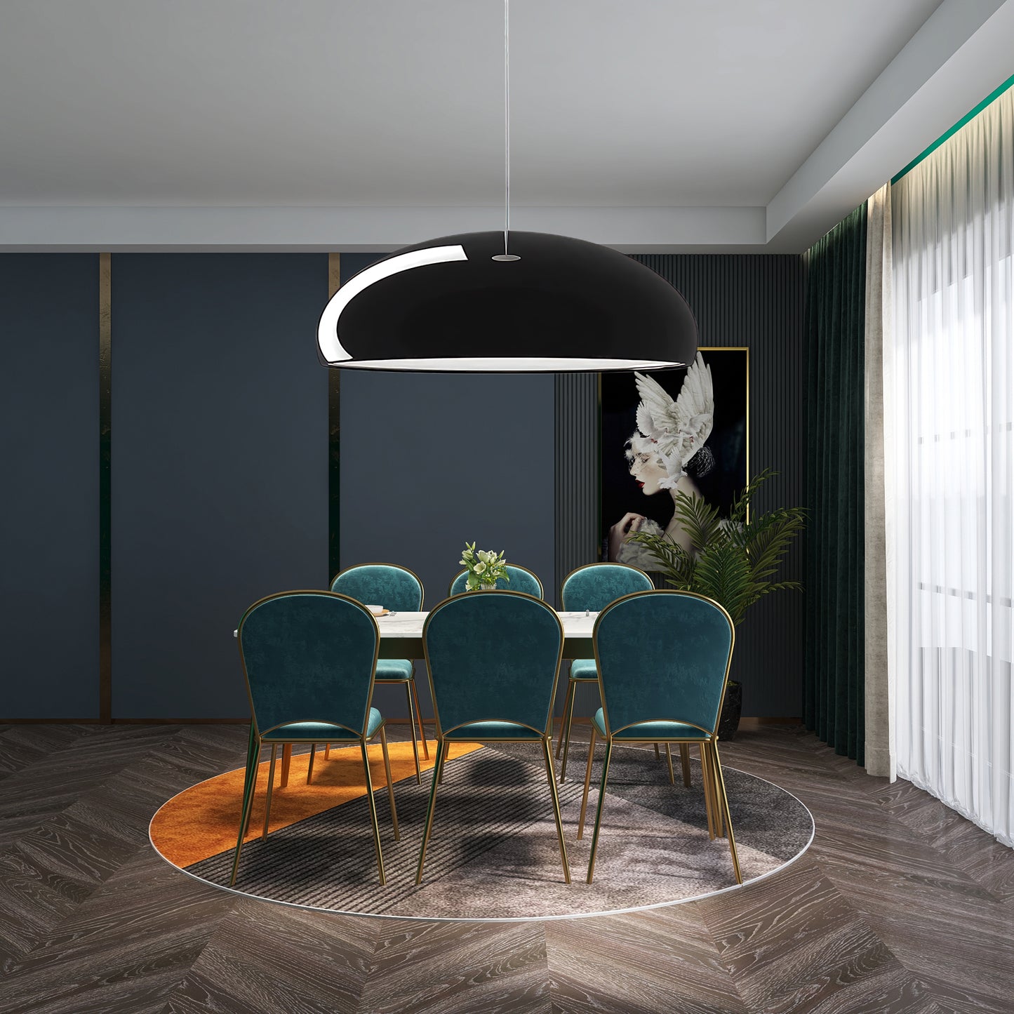 Pangen Modern Metal Pendant Lamp