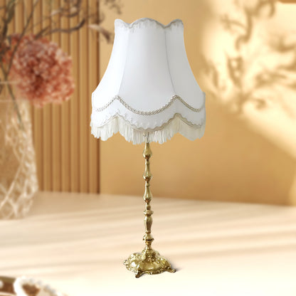 Pantalla Vintage Brass Table Lamp