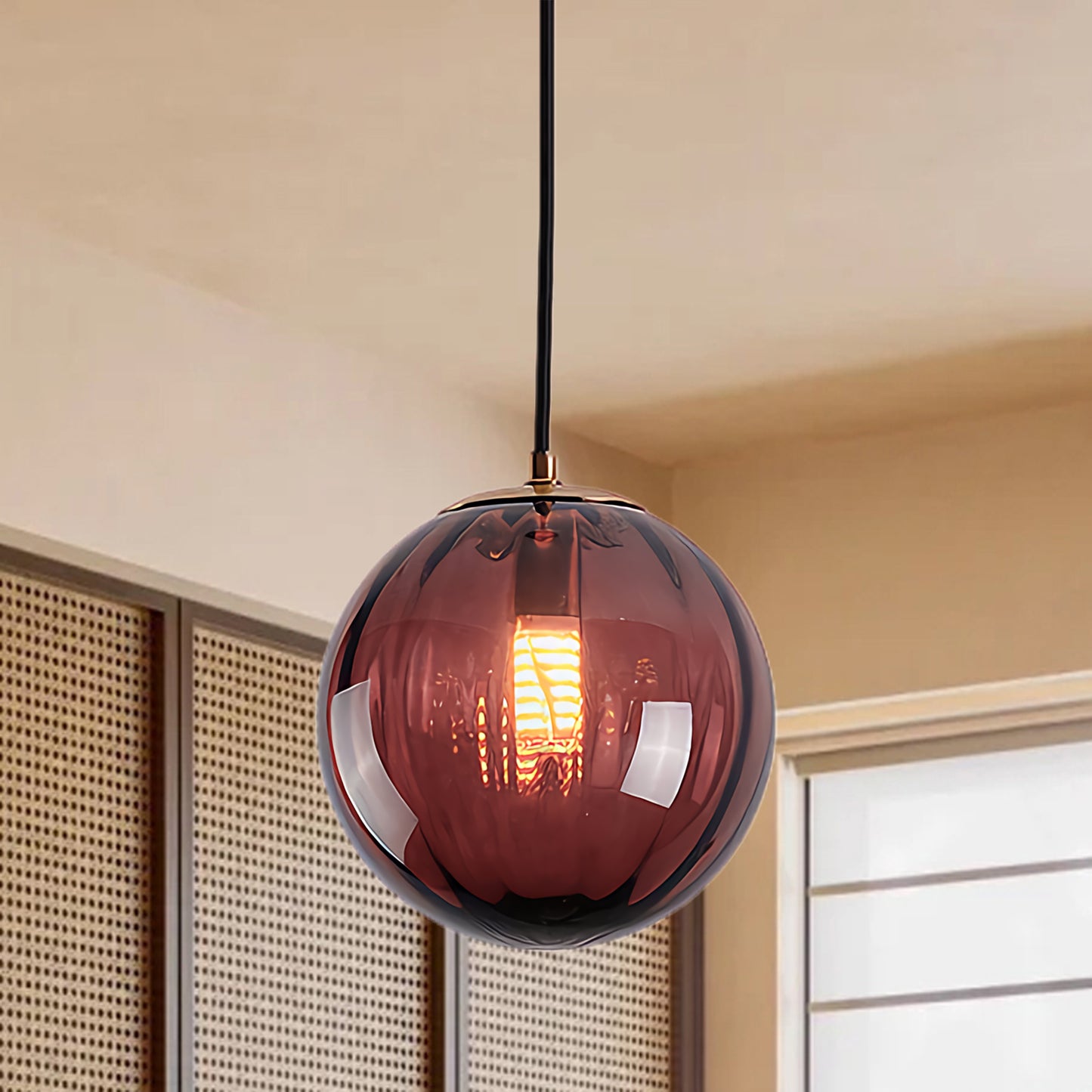 Paola Eclectic Crystal Pendant Light