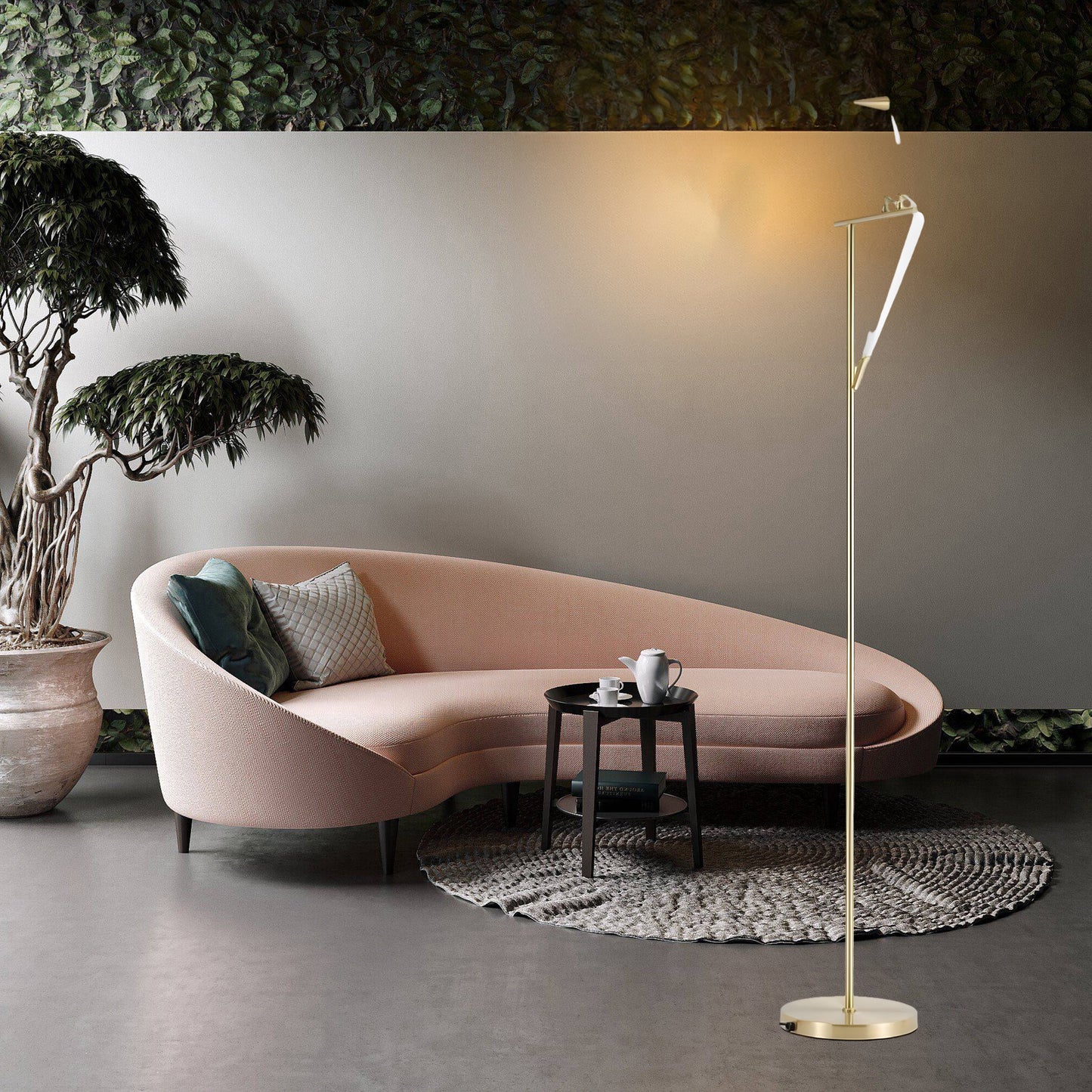 Paper Crane Bird Modern Metal Floor Lamp