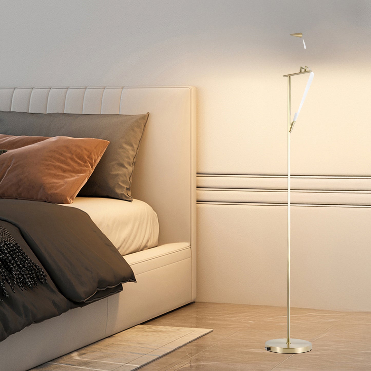 Paper Crane Bird Modern Metal Floor Lamp