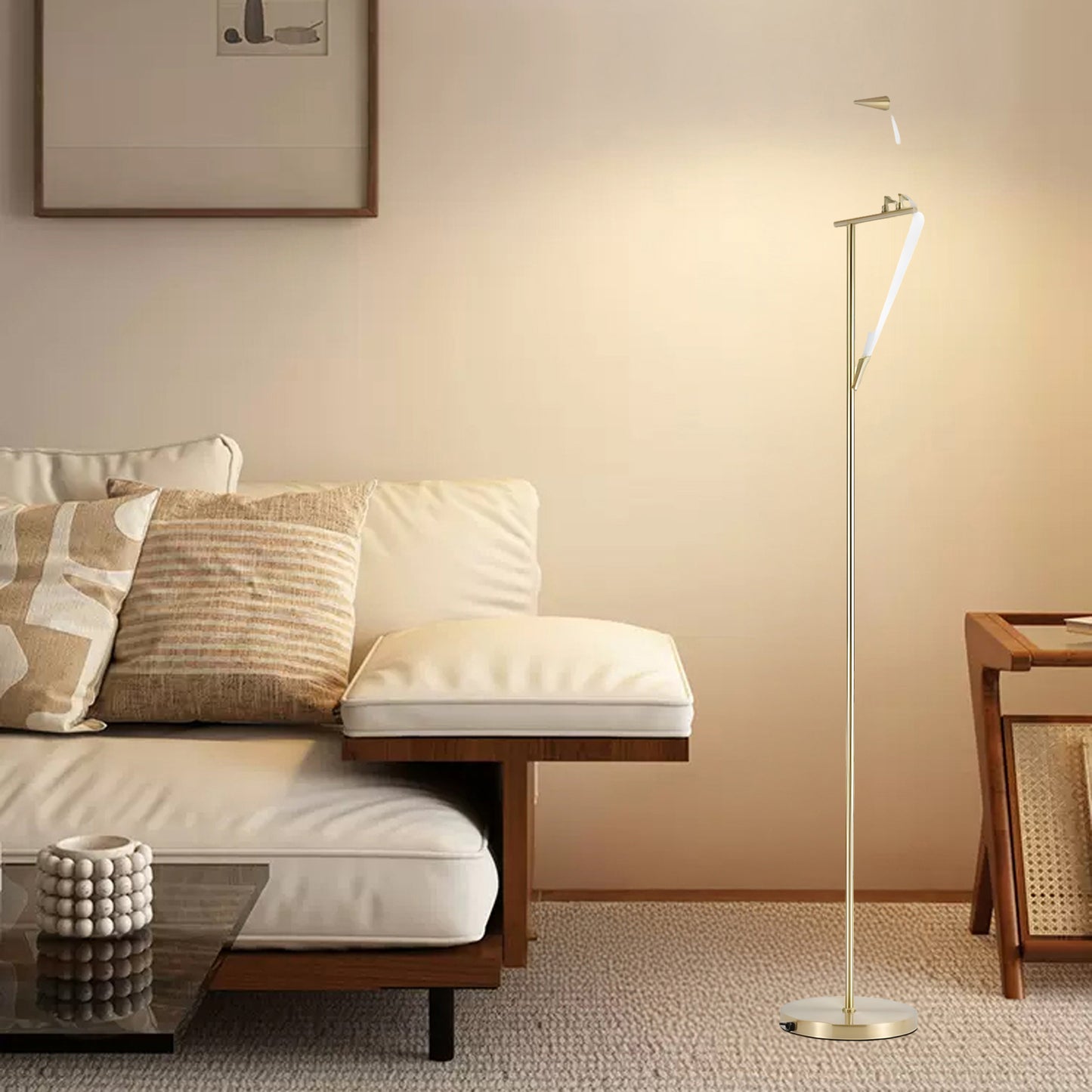 Paper Crane Bird Modern Metal Floor Lamp