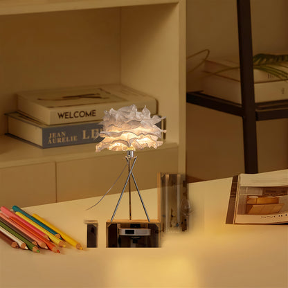 Paper Eclectic Metal Table Lamp