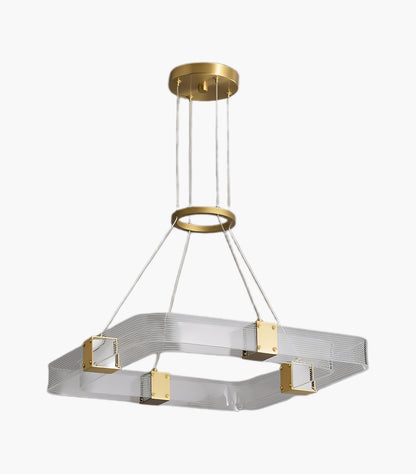 Parallel LED Luxury Brass Chandelier