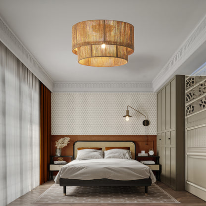 Patrici Paper Bohemian Material Ceiling Light