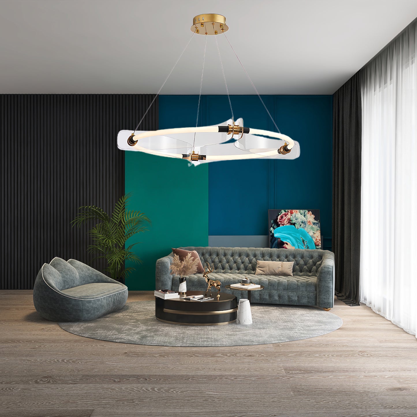 Paulmann LED Eclectic Metal Pendant Light