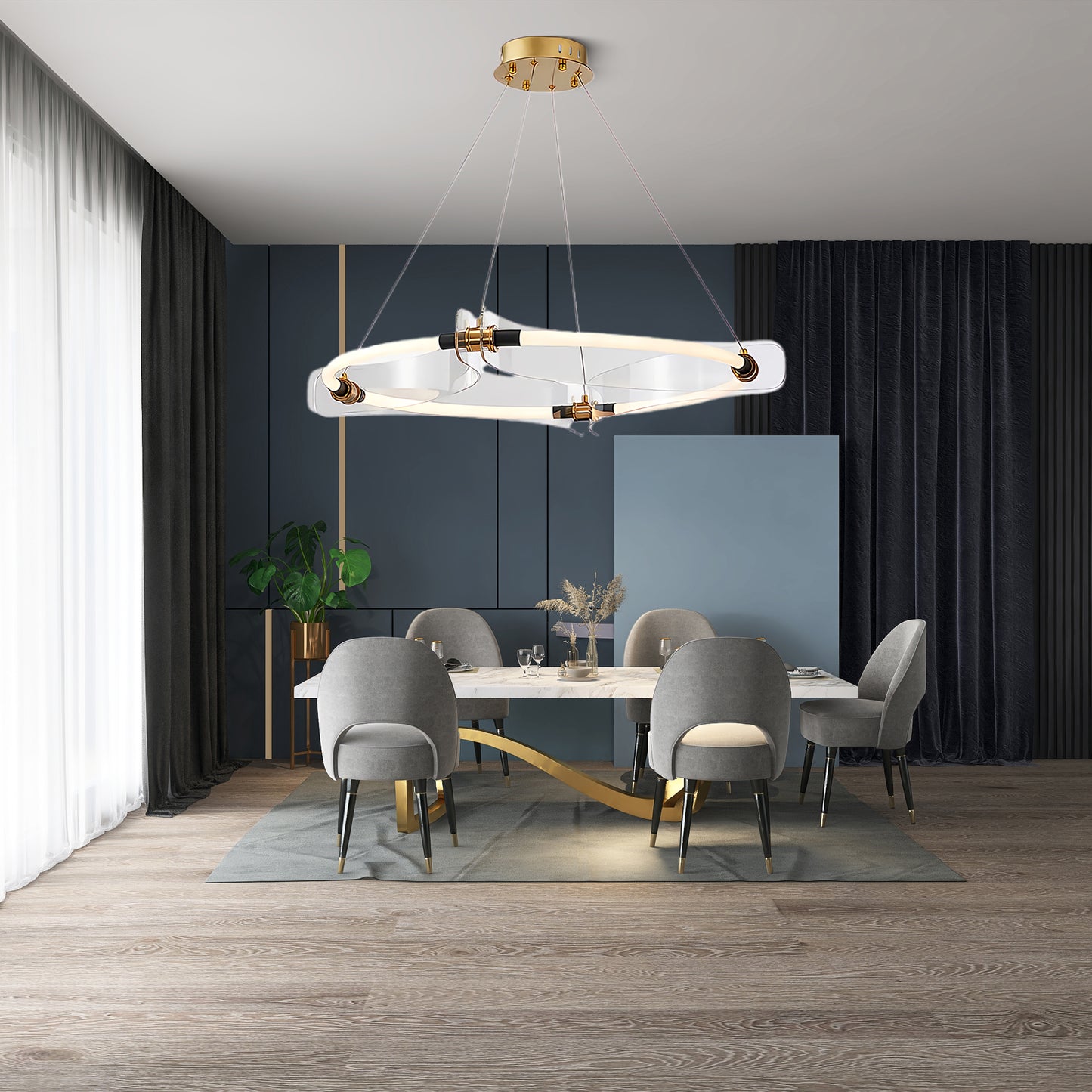 Paulmann LED Eclectic Metal Pendant Light