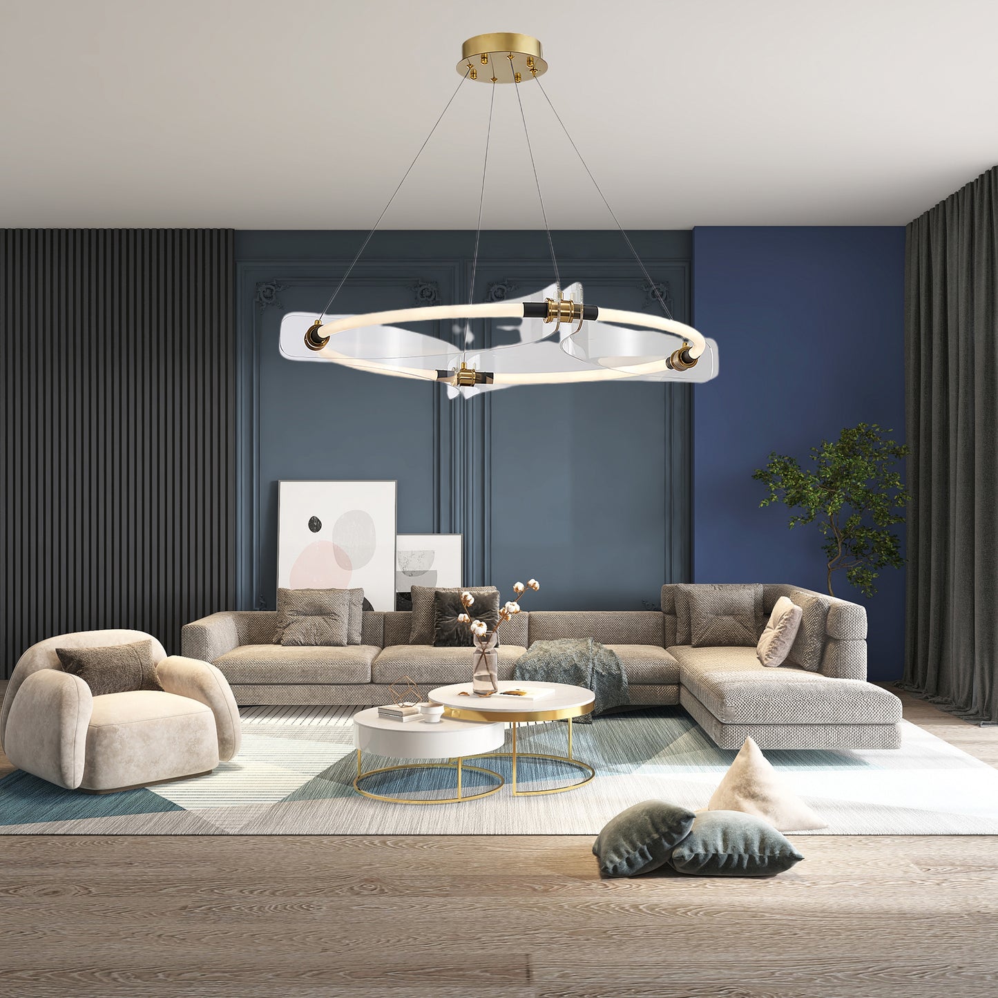 Paulmann LED Eclectic Metal Pendant Light