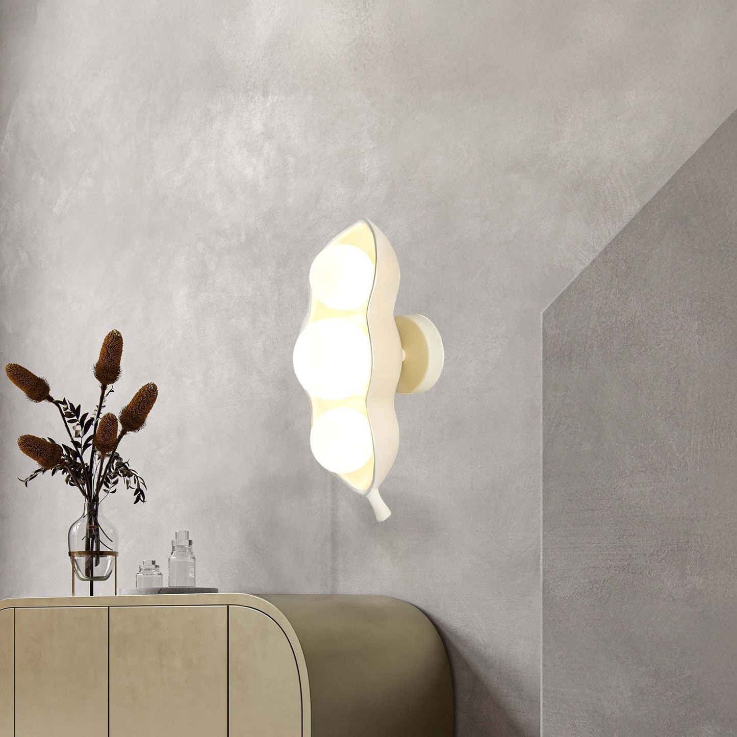 Pea Contemporary Crystal Wall Lamp