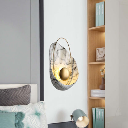 Pearl Eclectic Metal Wall Lamp