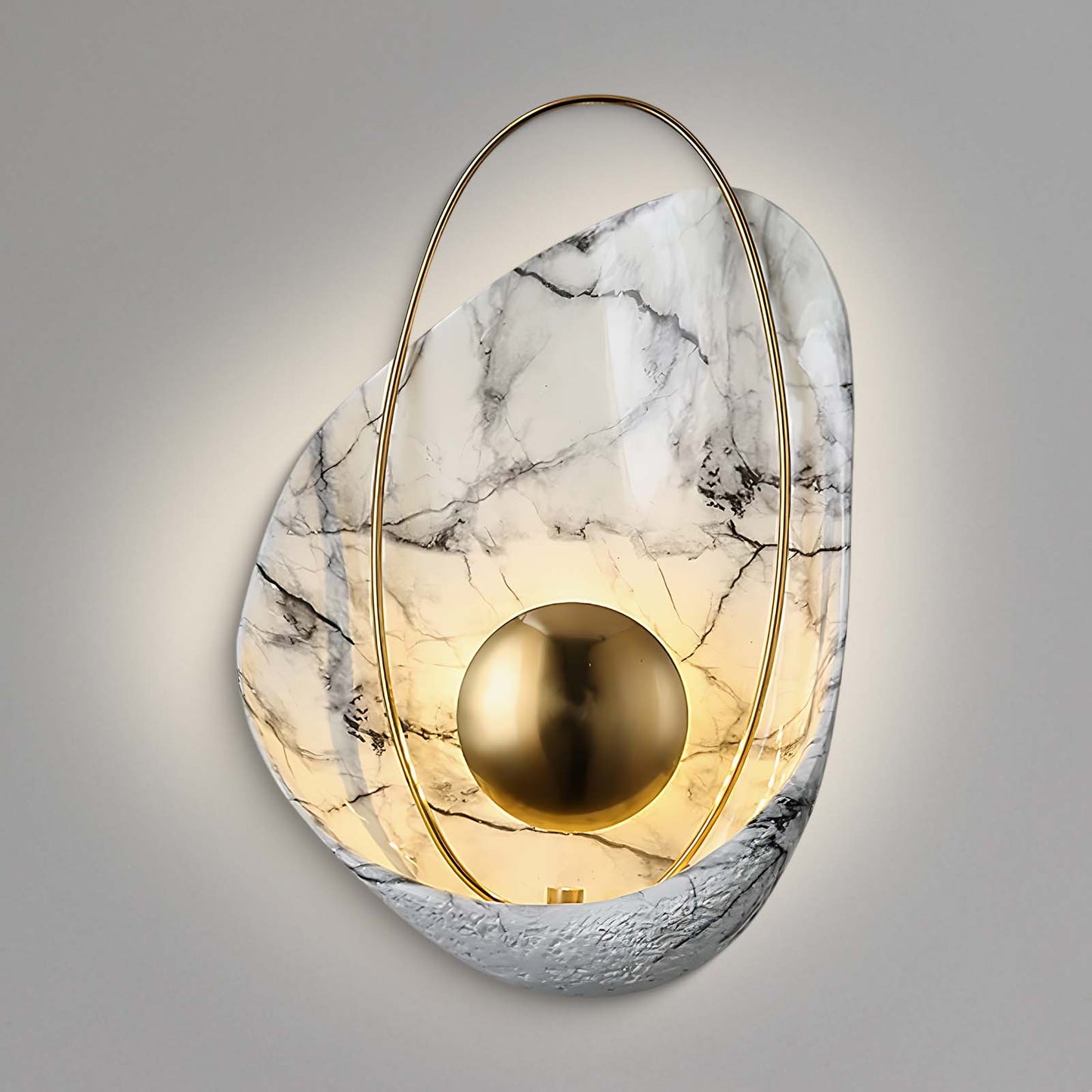 Pearl Eclectic Metal Wall Lamp