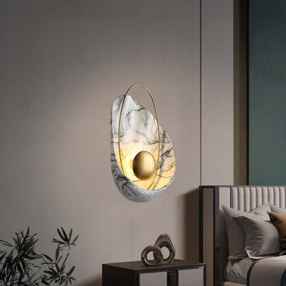 Pearl Eclectic Metal Wall Lamp