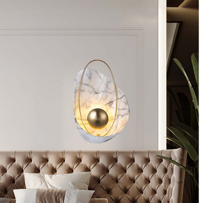 Pearl Eclectic Metal Wall Lamp